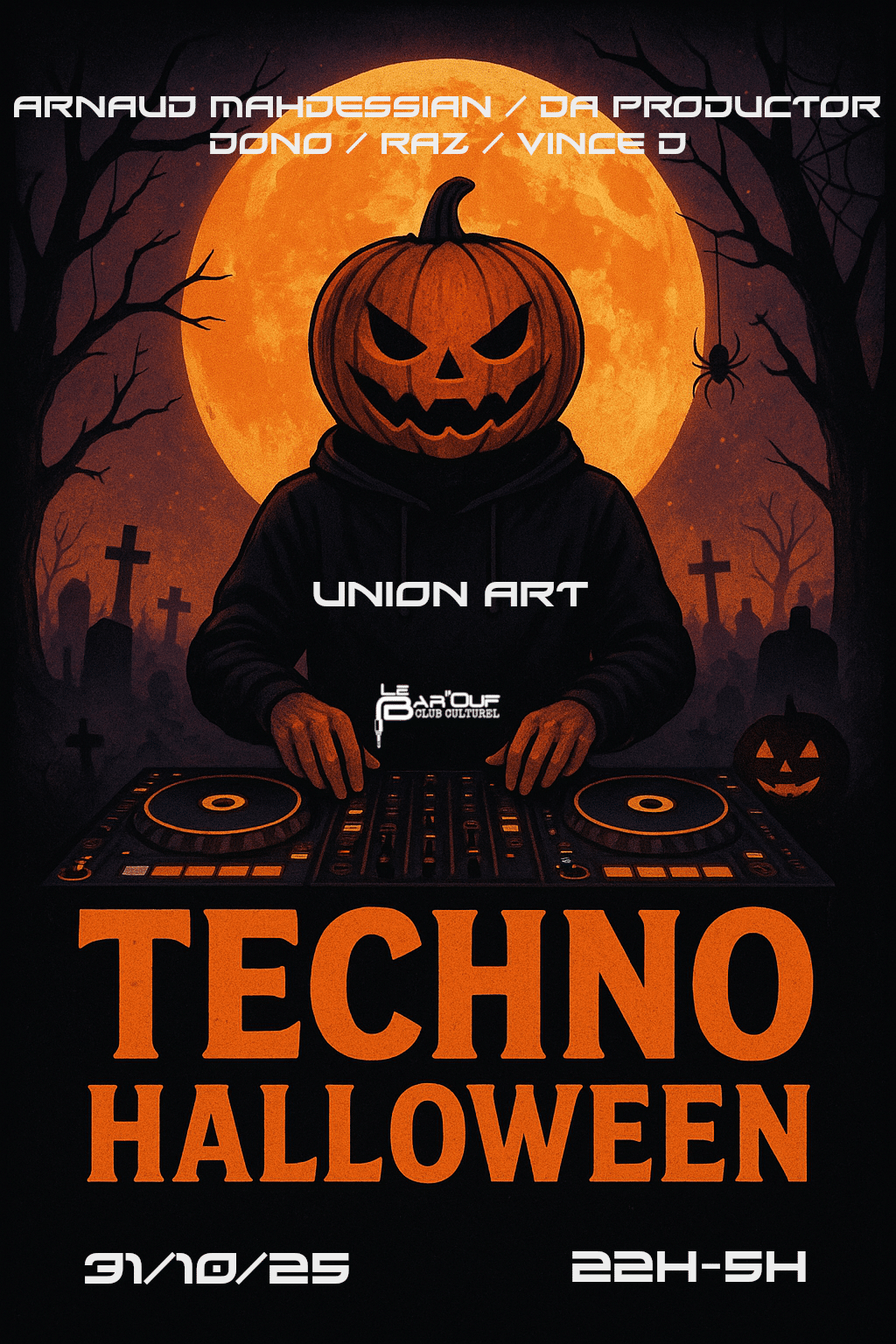 👻🎶 HALLOWEEN TECHNO NIGHT 🎶👻