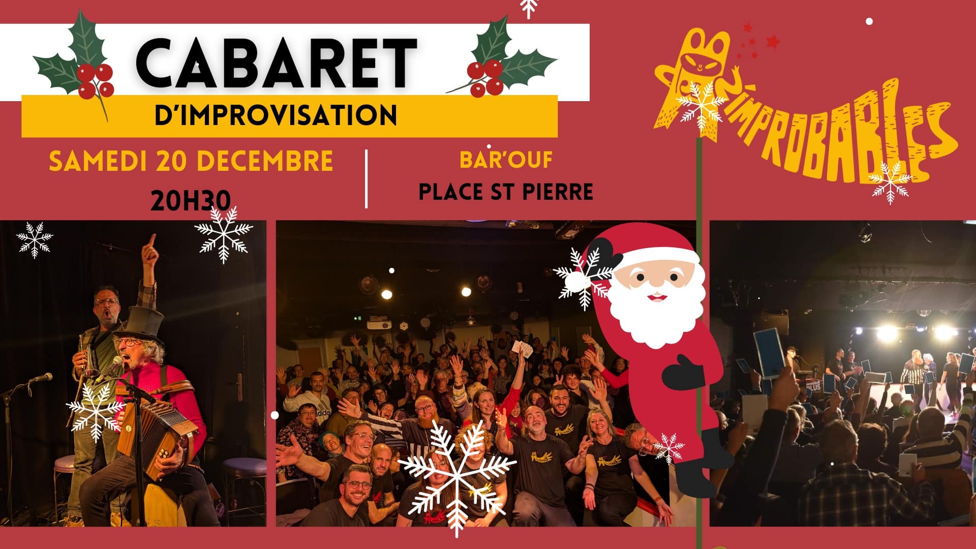 Cabaret de Noël des Z&rsquo;Improbables